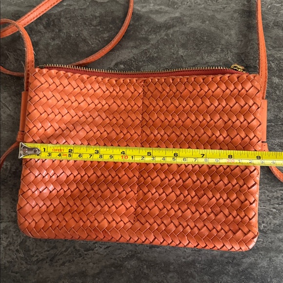 Madewell Red Braided Crossbody Bag - Picture 5 of 6